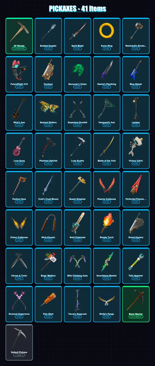 [PC/XBOX/PSN] | Vanguard Slone | Lady Windfrost | Dylan | Exalted Ice King | Wolfe | 20 skin | 41 pickaxe | 23 emote | 29 glider | Lv455