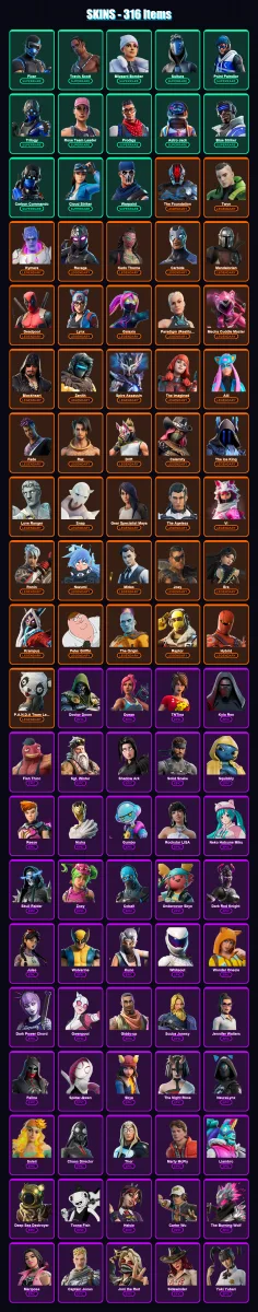 [PS4/PS5/XBOX/PC] | Fixer | Travis Scott | Blizzard Bomber | Sultura | Point Patroller | 316 skin | 339 pickaxe | 276 emote | 227 glider | Lv2681 — Fortnite account