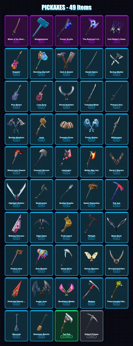 [PC/PSN] | Fade | Fusion | Gear Specialist Maya | Ronin | Maxx Speed | 35 skin | 49 pickaxe | 37 emote | 29 glider | Lv447