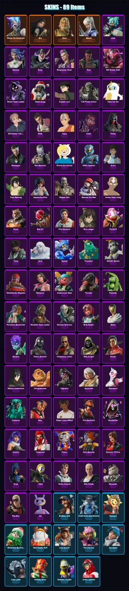 [PS4/PS5/XBOX/PC] | Renzo the Destroyer | Era | Zeus | Mizuki | Jade | 89 skin | 118 pickaxe | 72 emote | 75 glider | Lv743 — Fortnite account
