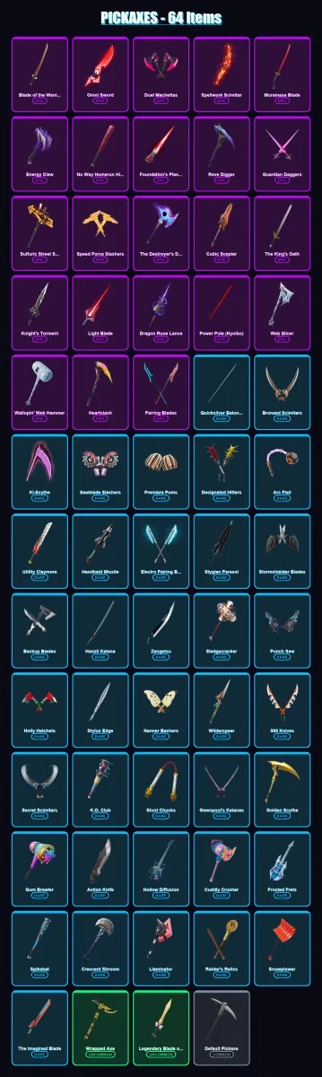 [SWITCH/XBOX/PSN/PC] | Ronin | Son Goku | The Foundation | The Imagined | Snap | 53 skin | 64 pickaxe | 29 emote | 47 glider | Lv540 — Game account