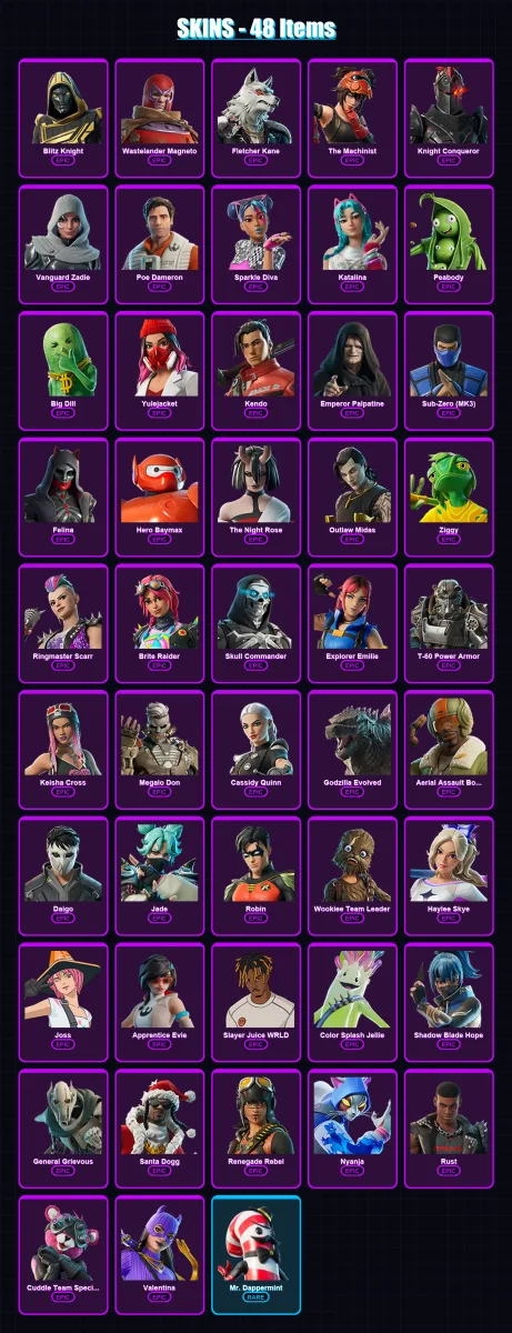 [PC/XBOX/PSN] | Blitz Knight | Wastelander Magneto | Fletcher Kane | 48 skin | Lv1021
