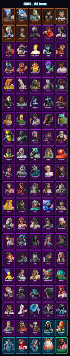 [PC/PSN] | Renzo the Destroyer | Nezumi | Spectra Knight | Era | The Ageless | 100 skin | 160 pickaxe | 102 emote | 112 glider | Lv1602 — Fortnite account