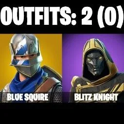 PC/PSN/XBOX/NIN (100+COSMETICS) 2 SKINS | BLUE SQUIRE | 550 VBUCKS — Fortnite account