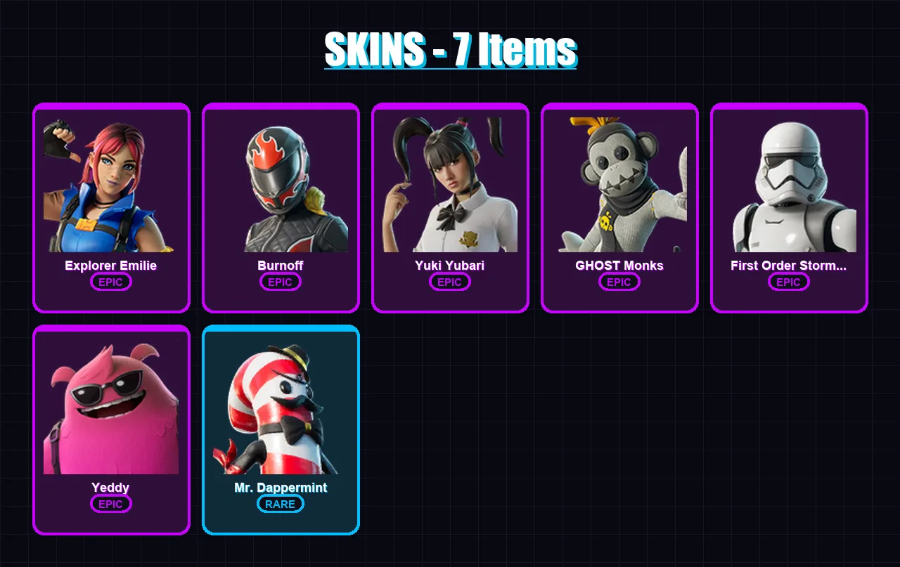 [SWITCH/XBOX/PSN/PC] | Explorer Emilie | Burnoff | Yuki Yubari | 7 skin | Lv71