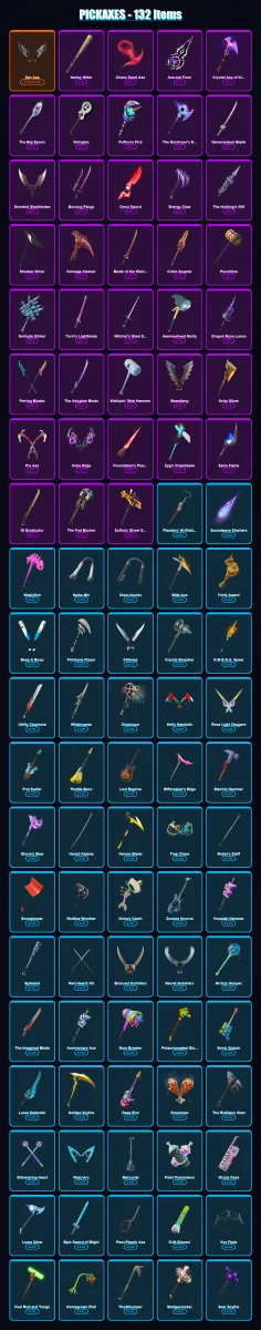 [PS4/PS5/XBOX/PC] | Ronin | The Imagined | Kymera | Torin | Paradigm (Reality-659) | 116 skin | 132 pickaxe | 77 emote | 100 glider | Lv1167