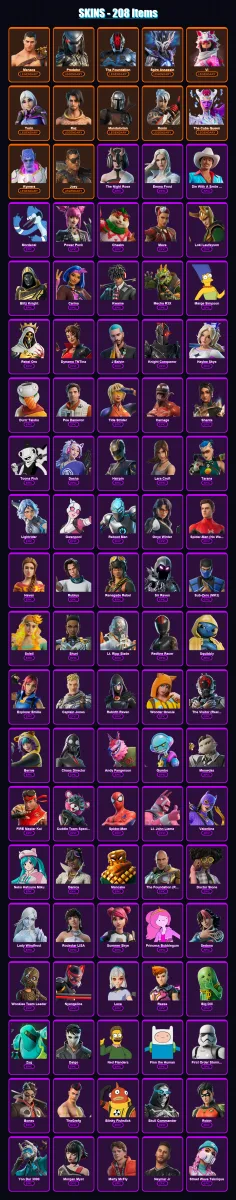 [PC/PSN] | Menace | Predator | The Foundation | Spire Assassin | Vi | 208 skin | 261 pickaxe | 201 emote | 176 glider | Lv4038 — Fortnite account