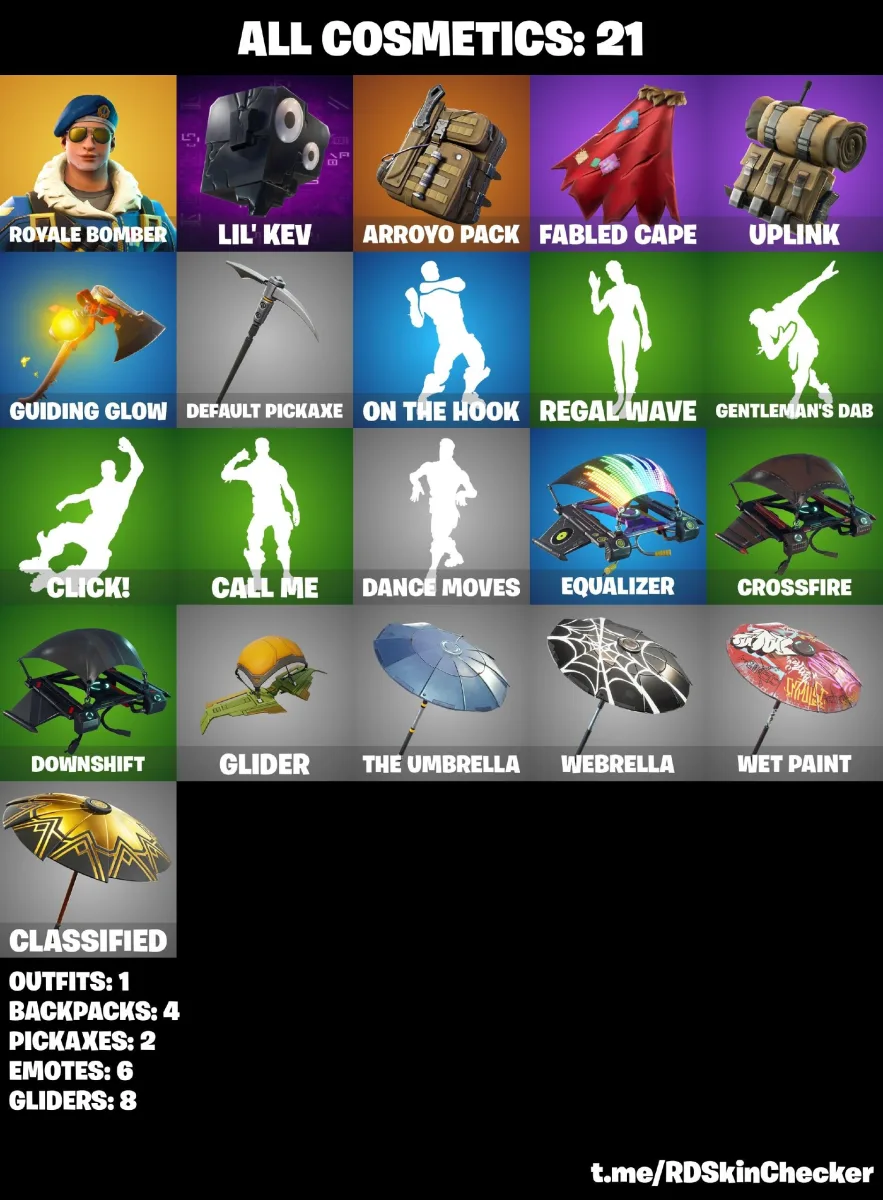1 Skin PC/PSN/XBOX Royale Bomber — Fortnite account