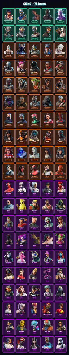 [PC/PSN] | Sparkle Specialist | Blue Squire | Travis Scott | Black Knight | Galaxy | 178 skin | 151 pickaxe | 127 emote | 124 glider | Lv1769