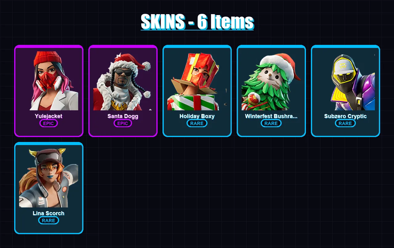 [SWITCH/XBOX/PC] | Yulejacket | Santa Dogg | Holiday Boxy | 6 skin | Lv375