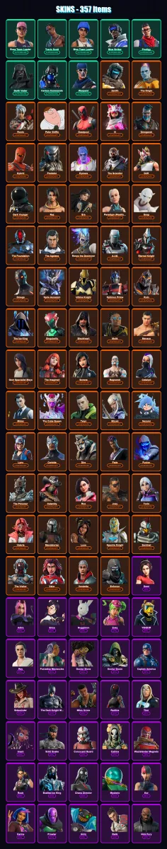 [PS4/PS5/XBOX/PC] | Rose Team Leader | Travis Scott | Blue Team Leader | 357 skin | Lv4115