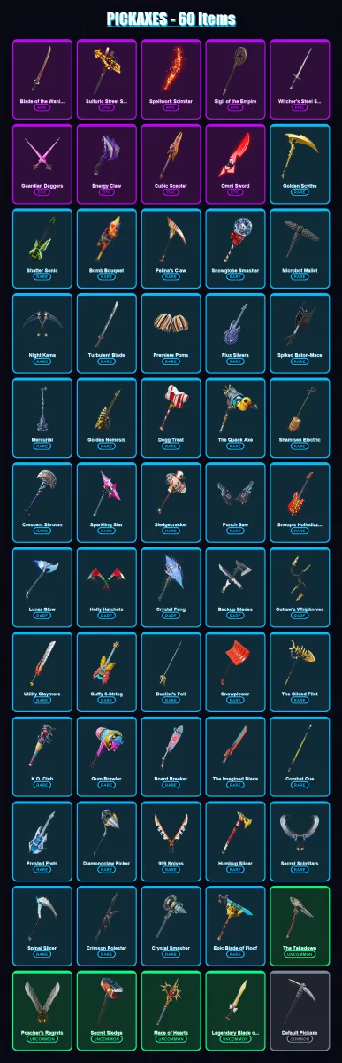 [PC/XBOX] | The Origin | The Imagined | 1-Ball | Erisa | Oscar | 35 skin | 60 pickaxe | 37 emote | 44 glider | Lv738 — Fortnite account