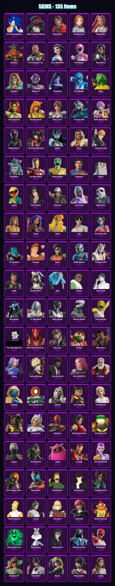 [PC/PSN] | Sonic the Hedgehog | Omen Hunter Calamity | Marty McFly | 135 skin | Lv1004
