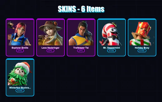[PC/XBOX/PSN] | Explorer Emilie | Lexa Hexbringer | Trailblazer Tai | 6 skin | Lv122