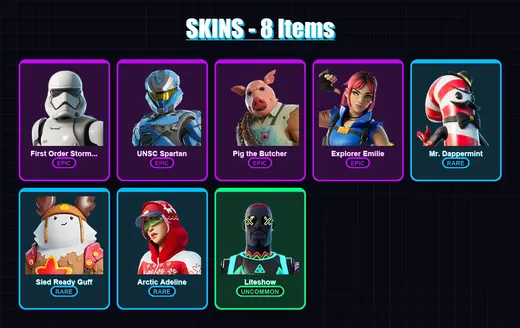 [PC/XBOX/PSN] | First Order Stormtrooper | UNSC Spartan | Pig the Butcher | 8 skin | Lv282