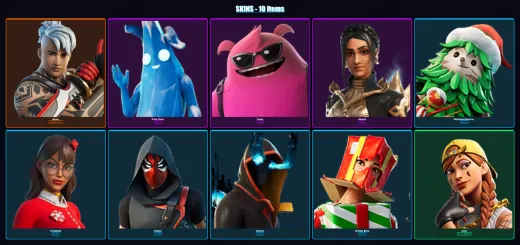 [PC] | Ronin | Polar Peely | Yeddy | Shanta | Winterfest Bushranger | 10 skin | 19 pickaxe | 13 emote | 15 glider | Lv203