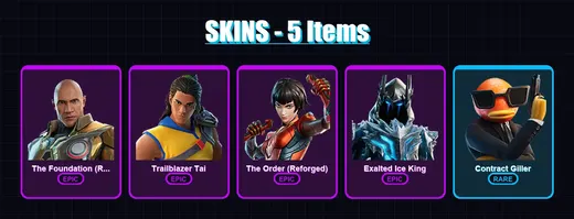 [PC/XBOX/PSN] | The Foundation (Reforged) | Trailblazer Tai | The Order (Reforged) | 5 skin | Lv62 — Game account