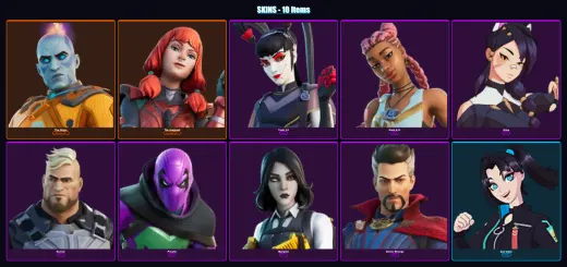 [PC/XBOX] | The Origin | The Imagined | Tsuki 2.0 | Kiara K.O. | Erisa | 10 skin | 16 pickaxe | 10 emote | 13 glider | Lv189