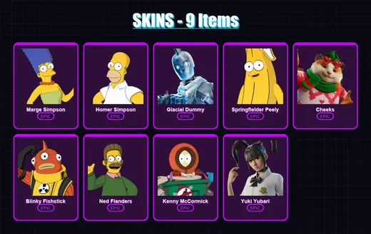 [SWITCH/XBOX/PSN/PC] | Marge Simpson | Homer Simpson | Glacial Dummy | 9 skin | Lv410