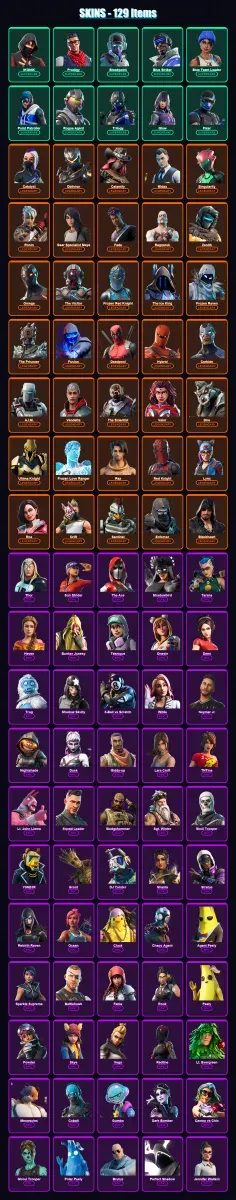 [PS4/PS5/XBOX/PC] | IKONIK | Prodigy | Breakpoint | Blue Striker | Blue Team Leader | 129 skin | 103 pickaxe | 94 emote | 112 glider | Lv1587