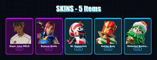 [PC/PSN] | Slayer Juice WRLD | Explorer Emilie | Mr. Dappermint | 5 skin | Lv13 — Game account