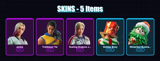 [PS4/PS5/PC] | Jackie | Trailblazer Tai | Dueling Dragons Jackie | 5 skin | Lv316 — Game account