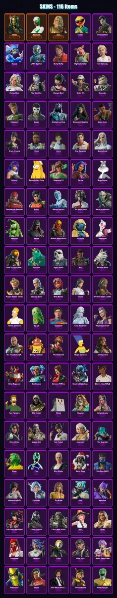 [PC/PSN] | Hades | Backlash | Zeus | Cluster | Outlaw Midas | 116 skin | 178 pickaxe | 129 emote | 122 glider | Lv3089