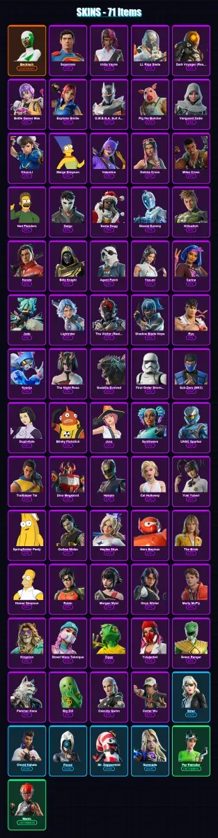 [PC/XBOX/PSN] | Backlash | Superman | Iridia Vayne | 71 skin | Lv1869