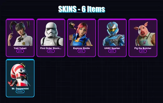 [PC/XBOX/PSN] | Yuki Yubari | First Order Stormtrooper | Explorer Emilie | 6 skin | Lv235