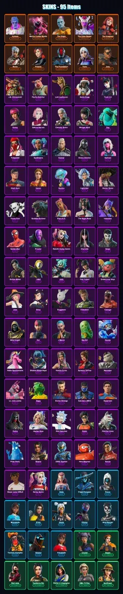 [PC/XBOX/PSN] | Kymera | Mecha Cuddle Master | The Origin | The Cube Queen | The Imagined | 95 skin | 179 pickaxe | 94 emote | 124 glider | Lv3123 — Game account