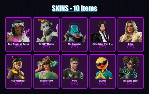 [PC/XBOX/PSN] | Tour Ready Lil Tecca | GHOST Monks | The Guardian | 10 skin | Lv326 — Game account