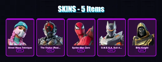 [PC/XBOX] | Street Wave Teknique | The Visitor (Reality Unknown) | Spider-Man Zero | 5 skin | Lv214