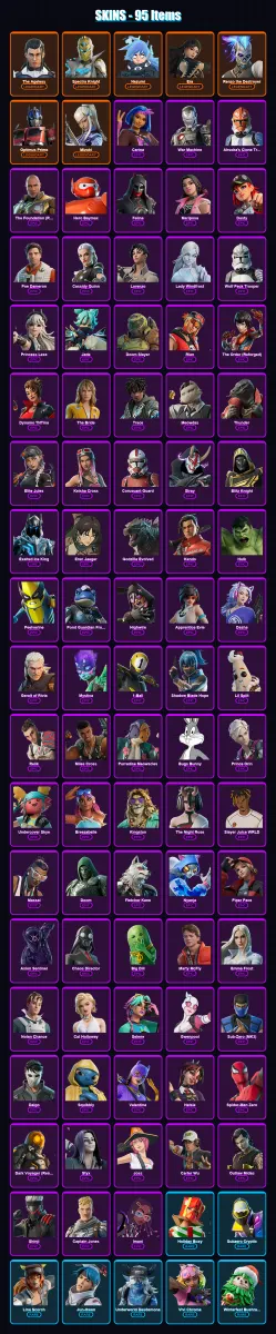 [PS4/PS5/XBOX/PC] | The Ageless | Spectra Knight | Nezumi | Era | Renzo the Destroyer | 95 skin | 149 pickaxe | 102 emote | 98 glider | Lv1316 — Game account