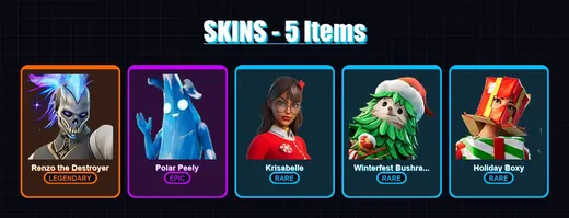 [PS4/PS5/XBOX/PC] | Renzo the Destroyer | Polar Peely | Krisabelle | 5 skin | Lv315 — Game account