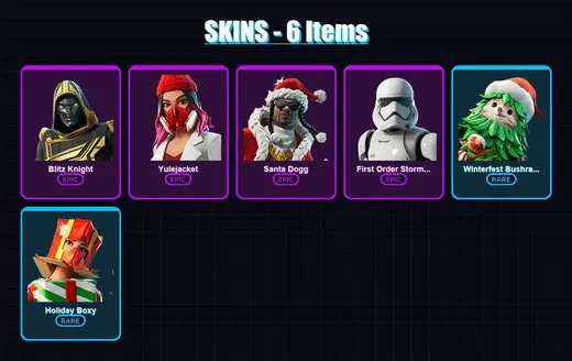 [PC/XBOX/PSN] | Blitz Knight | Yulejacket | Santa Dogg | 6 skin | Lv113 — Game account