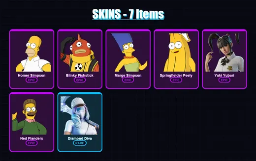 [PC/XBOX/PSN] | Homer Simpson | Blinky Fishstick | Marge Simpson | 7 skin | Lv128