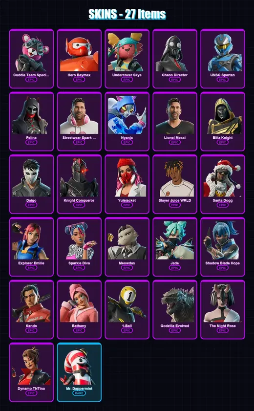 [PC/XBOX/PSN] | Cuddle Team Specialist | Hero Baymax | Undercover Skye | 27 skin | Lv1011 — Game account