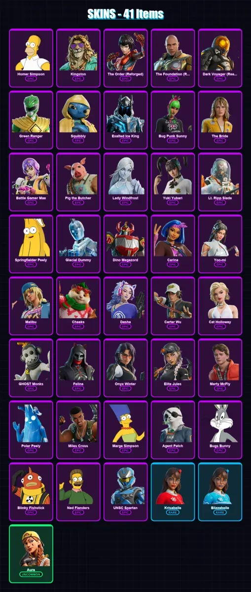 [PC/XBOX/PSN] | Homer Simpson | Kingston | The Order (Reforged) | 41 skin | Lv1922