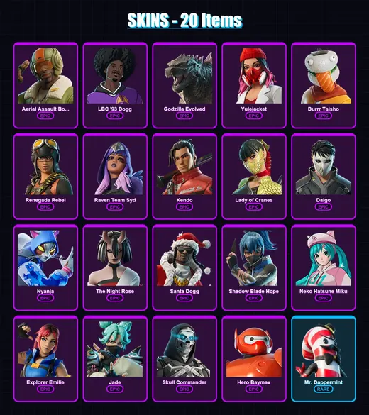 [PC/XBOX/PSN] | Aerial Assault Bomber | LBC '93 Dogg | Godzilla Evolved | 20 skin | Lv279