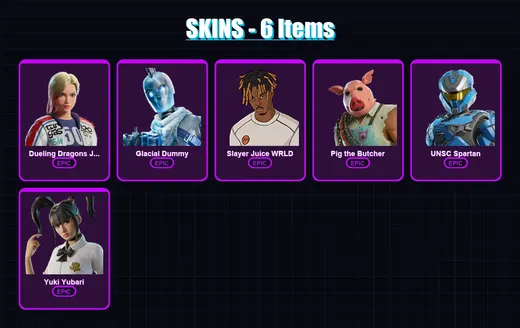 [SWITCH/PSN/PC] | Dueling Dragons Jackie | Glacial Dummy | Slayer Juice WRLD | 6 skin | Lv693