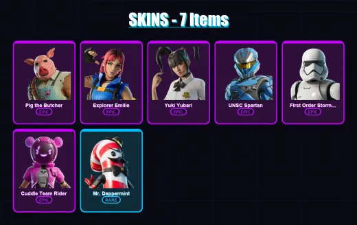 [PC/XBOX/PSN] | Pig the Butcher | Explorer Emilie | Yuki Yubari | 7 skin | Lv229