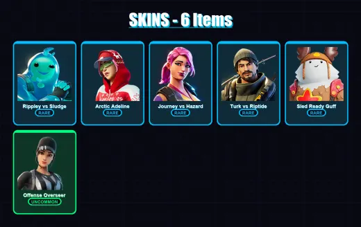 [PS4/PS5/XBOX/PC] | Rippley vs Sludge | Arctic Adeline | Journey vs Hazard | 6 skin | Lv246