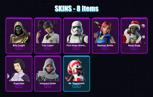 [PS4/PS5/XBOX/PC] | Blitz Knight | Yuki Yubari | First Order Stormtrooper | 8 skin | Lv424