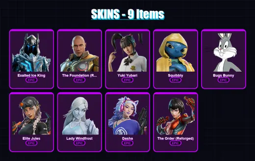 [PC/XBOX/PSN] | Exalted Ice King | The Foundation (Reforged) | Yuki Yubari | 9 skin | Lv159 — Game account