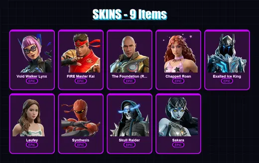 [PC/PSN] | Void Walker Lynx | FIRE Master Kai | The Foundation (Reforged) | 9 skin | Lv18 — Game account