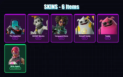 [PC/XBOX/PSN] | The Guardian | GHOST Monks | Vanguard Slone | Kickoff Yeddy | Yeddy | 6 skin | 15 pickaxe | 7 emote | 16 glider | Lv275 — Game account