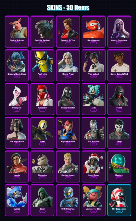 [PC/XBOX/PSN] | Pig the Butcher | Godzilla Evolved | Dynamo TNTina | 30 skin | Lv456