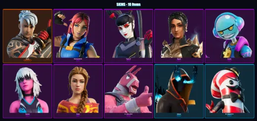 [PC/PSN] | Ronin | Explorer Emilie | Tsuki 2.0 | Shanta | Gumbo | 10 skin | 17 pickaxe | 13 emote | 17 glider | Lv197