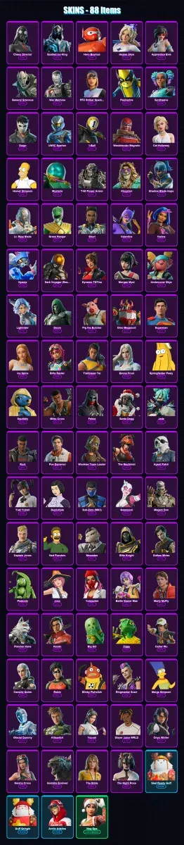 [PC/XBOX/PSN] | Chaos Director | Exalted Ice King | Hero Baymax | 88 skin | Lv2851