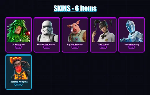 [PC/XBOX/PSN] | Lt. Evergreen | First Order Stormtrooper | Pig the Butcher | 6 skin | Lv373